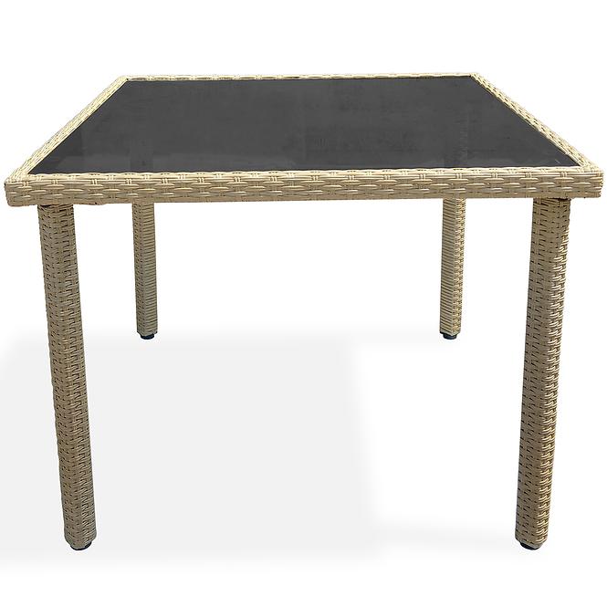 Tisch Technorattan Dandy 90x90 natürliche