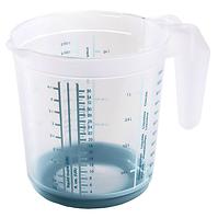 Messbecher mit rutschfestem Boden, Blau 13,5x14 1 l