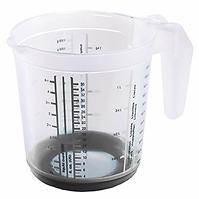 Messbecher mit rutschfestem Boden, Blau 13,5x14 1 l