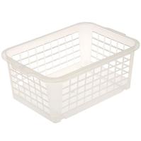 Wäschekorb stapelbar klein 25x17 Natur (Transparent)