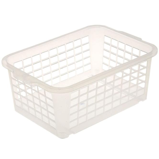 Wäschekorb stapelbar klein 25x17 Natur (Transparent)