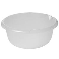 Schüssel mit Ausgießer rund Natur (Transparent) 32x13 6 l