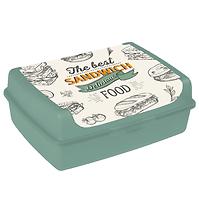 Jausenbox Deco-Click-Box Midi green 17x13x7 1 l