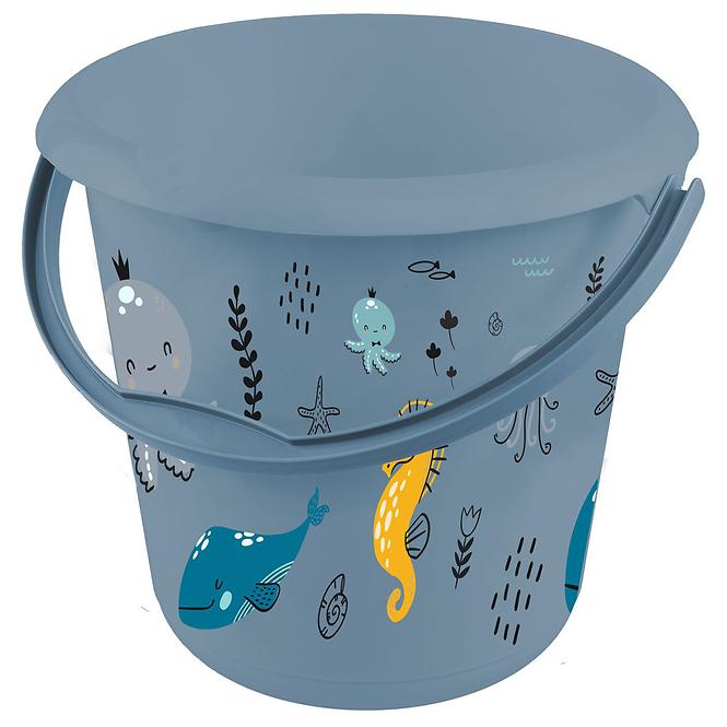 Eimer Deco Nordic Blue 30x28 10 l