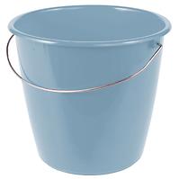 Eimer mit Metallbügel 5 l Blau 24x20
