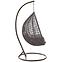 Gartenhängesessel Izeda braun + Kissen,4