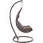 Gartenhängesessel Murcia braun + Kissen,5