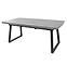 Tisch Luton 80094DP grauer Marmor/Schwarz
