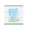 Kinderkommode Babydreams Blau - Blauer Bär