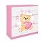 Kinderkommode Babydreams Rosa - Bär mit Schmetterlingen,3