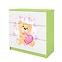 Kinderkommode Babydreams Grün - Bär mit Schmetterlingen,2