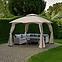 Gartenpavillon 3x3m beige,2