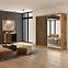 Schrank London 203 eiche wotan/schwarz spiegel,4