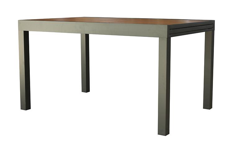 Ausziehbarer Gartentisch aus Metall Polywood XT1331P