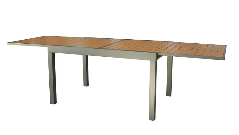 Ausziehbarer Gartentisch aus Metall Polywood XT1331P