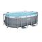 Pool mit Metallkonstruktion und Pumpe, Oval 3,05 x 2 x 0,84 m 5614A,2