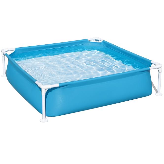 Kinderpool mit Metallkonstruktion 1,22 x 1,22 x 0,3 m 56217