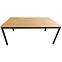 Gartentisch Alu/Pollywood 180 x 100 x 74 cm Braun