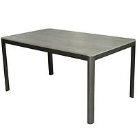 Gartentisch Alu/Pollywood 180 x 100 x 74 cm Grau