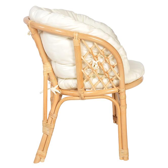 Stuhl aus Rattan Bahama Natural/Beige