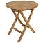 Runder Klapptisch aus Holz Dumai Teak Ø 70 c