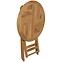 Runder Klapptisch aus Holz Dumai Teak Ø 70 c,3
