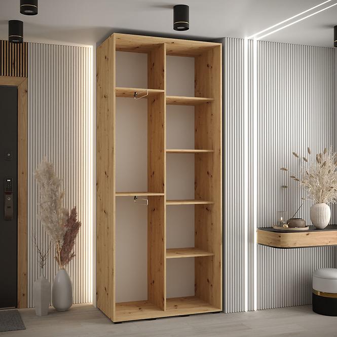 Schrank 45 Canaris 1 100 artisan/schwarz/schwarz