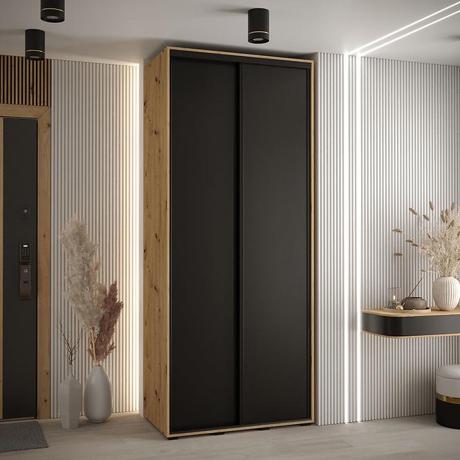 Schrank 45 Canaris 1 100 artisan/schwarz/schwarz