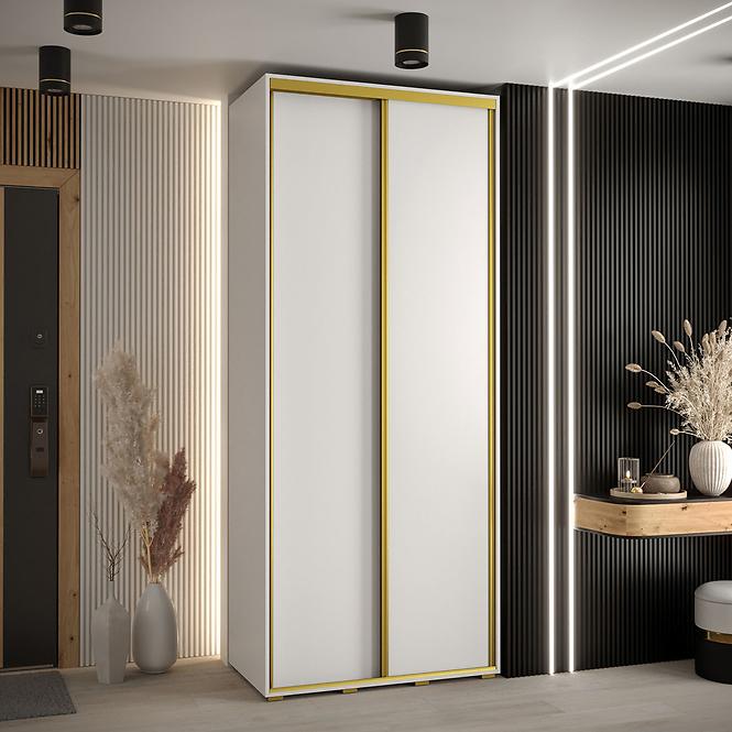 Schrank 45 Canaris 1 100 weiß/gold