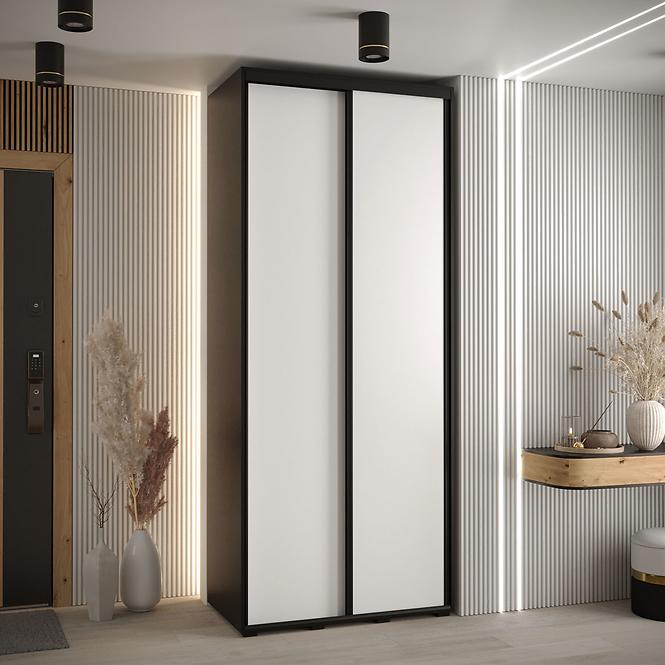 Schrank 45 Canaris 1 100 schwarz/weiß/schwarz