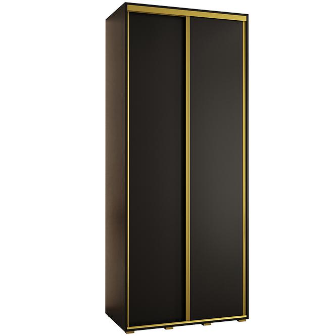 Schrank 45 Canaris 1 100 schwarz/gold