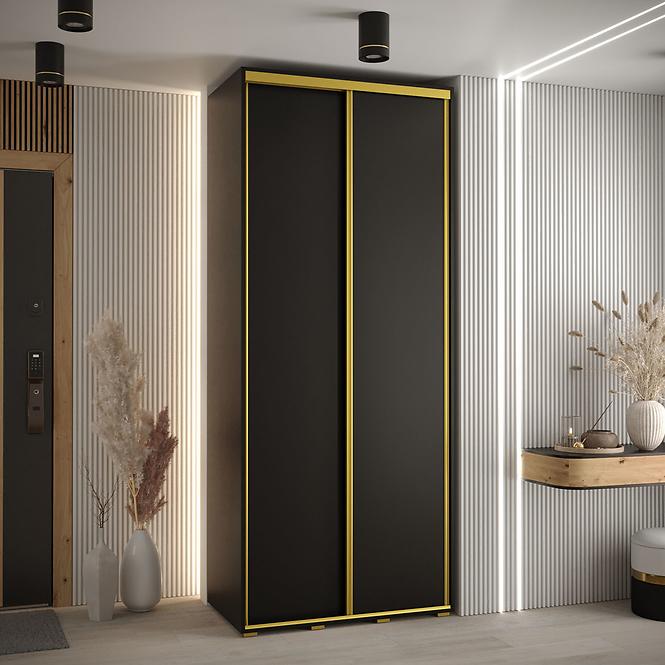 Schrank 45 Canaris 1 100 schwarz/gold