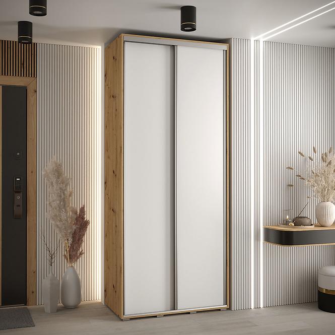Schrank 45 Canaris 1 110 artisan/weiß/silver
