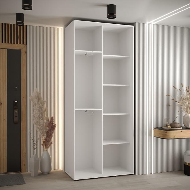 Schrank 45 Canaris 1 110 weiß/gold