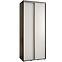 Schrank 45 Canaris 1 110 schwarz/weiß/silver