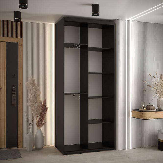Schrank 45 Canaris 1 110 schwarz/silver