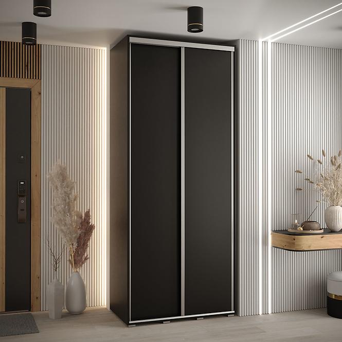 Schrank 45 Canaris 1 110 schwarz/silver