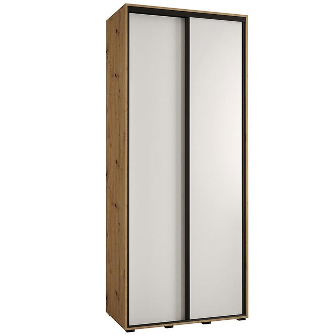 Schrank 45 Canaris 1 120 artisan/weiß/schwarz