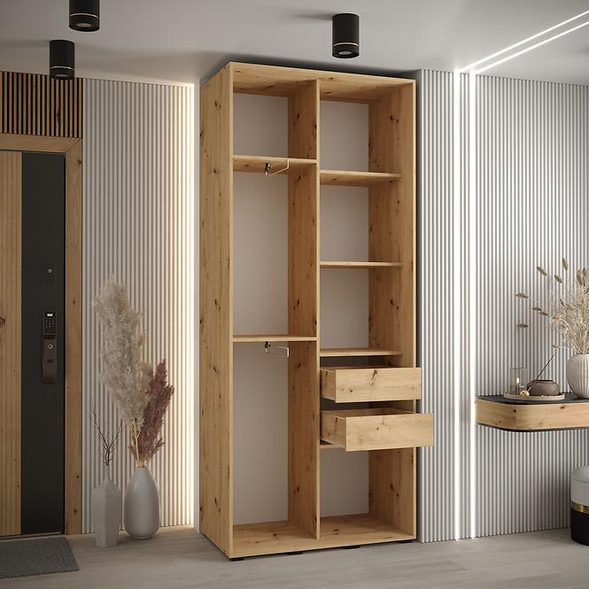 Schrank 45 Canaris 1 120 artisan/schwarz/schwarz