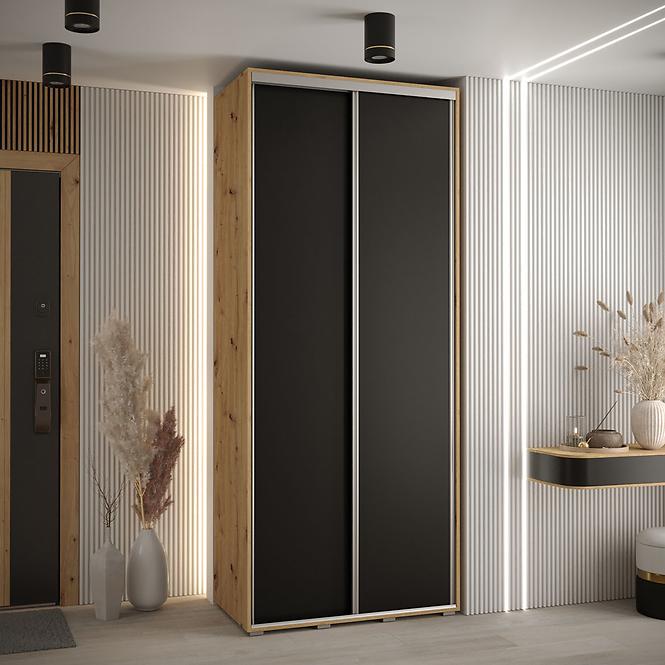 Schrank 45 Canaris 1 120 artisan/schwarz/silver