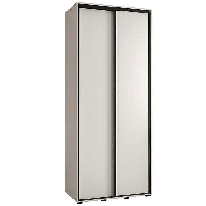 Schrank 45 Canaris 1 120 weiß/schwarz