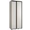 Schrank 45 Canaris 1 120 weiß/schwarz