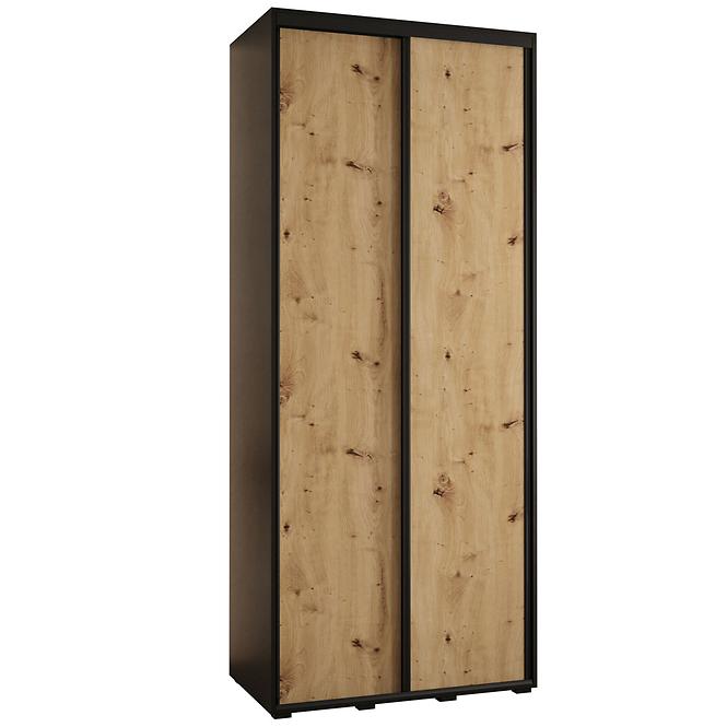 Schrank 45 Canaris 1 120 schwarz/artisan/schwarz