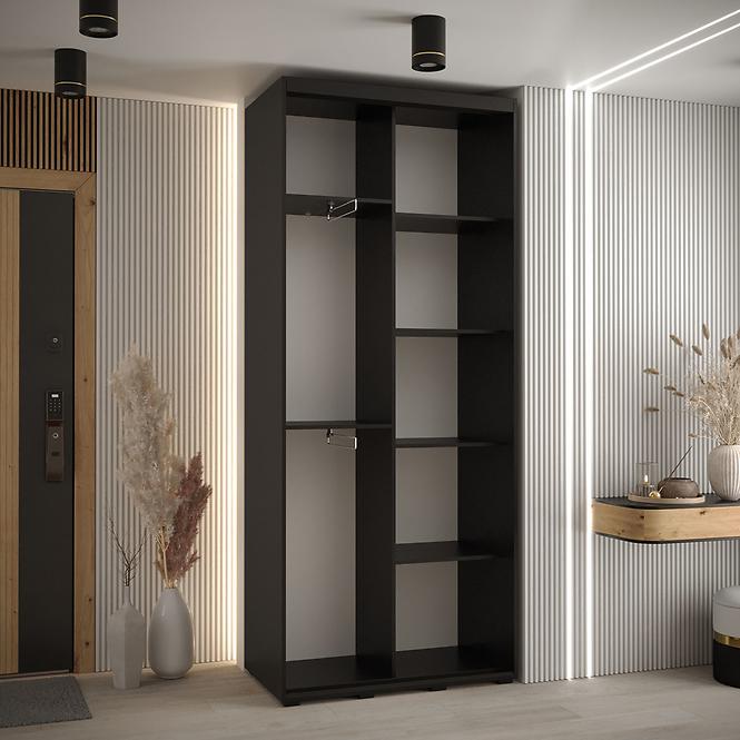 Schrank 45 Canaris 1 120 schwarz/artisan/schwarz