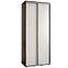 Schrank 45 Canaris 1 120 schwarz/weiß/silver