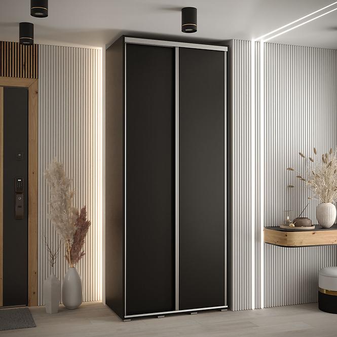Schrank 45 Canaris 1 120 schwarz/silver