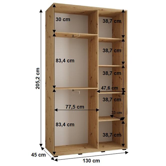 Schrank 45 Canaris 1 130 artisan/schwarz