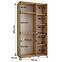 Schrank 45 Canaris 1 130 artisan/schwarz/schwarz,2