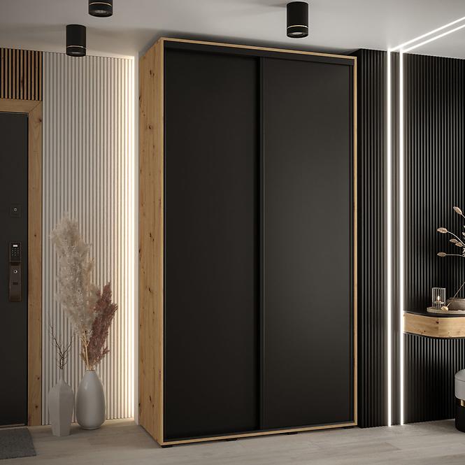 Schrank 45 Canaris 1 130 artisan/schwarz/schwarz