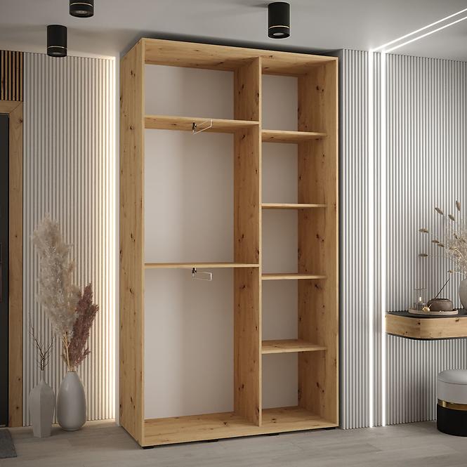 Schrank 45 Canaris 1 130 artisan/schwarz/silver